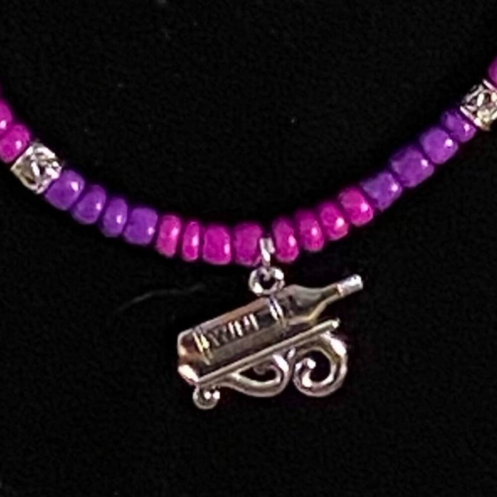 Wine Bottle Holder Necklace